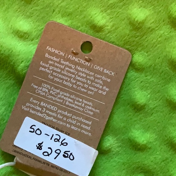 NWT ‘Banded’ Baby Teething Necklace for Mom - Picture 3 of 4